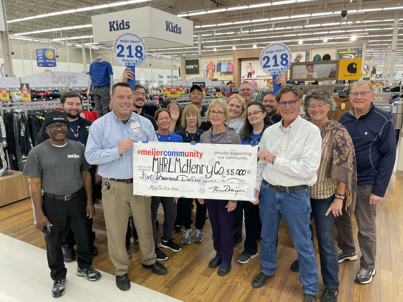 MHRL Board Members Accept $5000 Check from Meijer Store Associates!